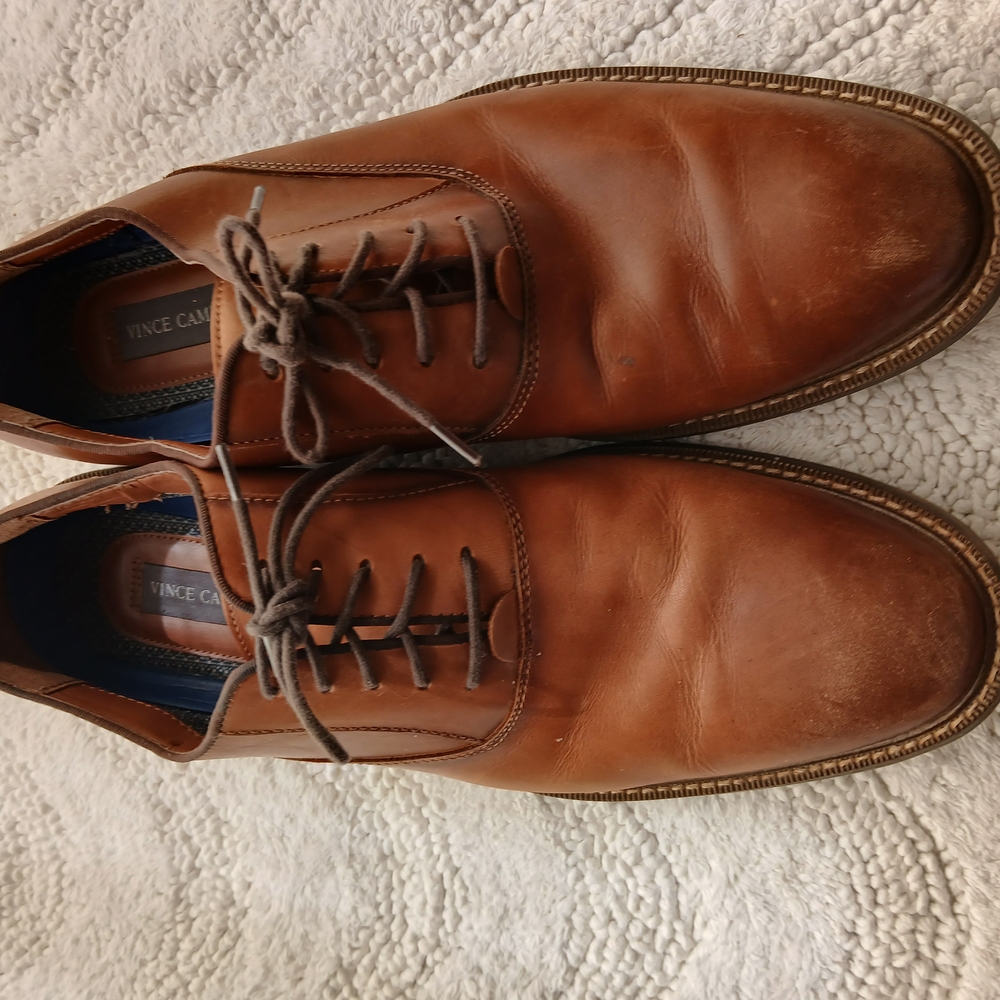 Vince Camuto Men's Brown Leather Shoes